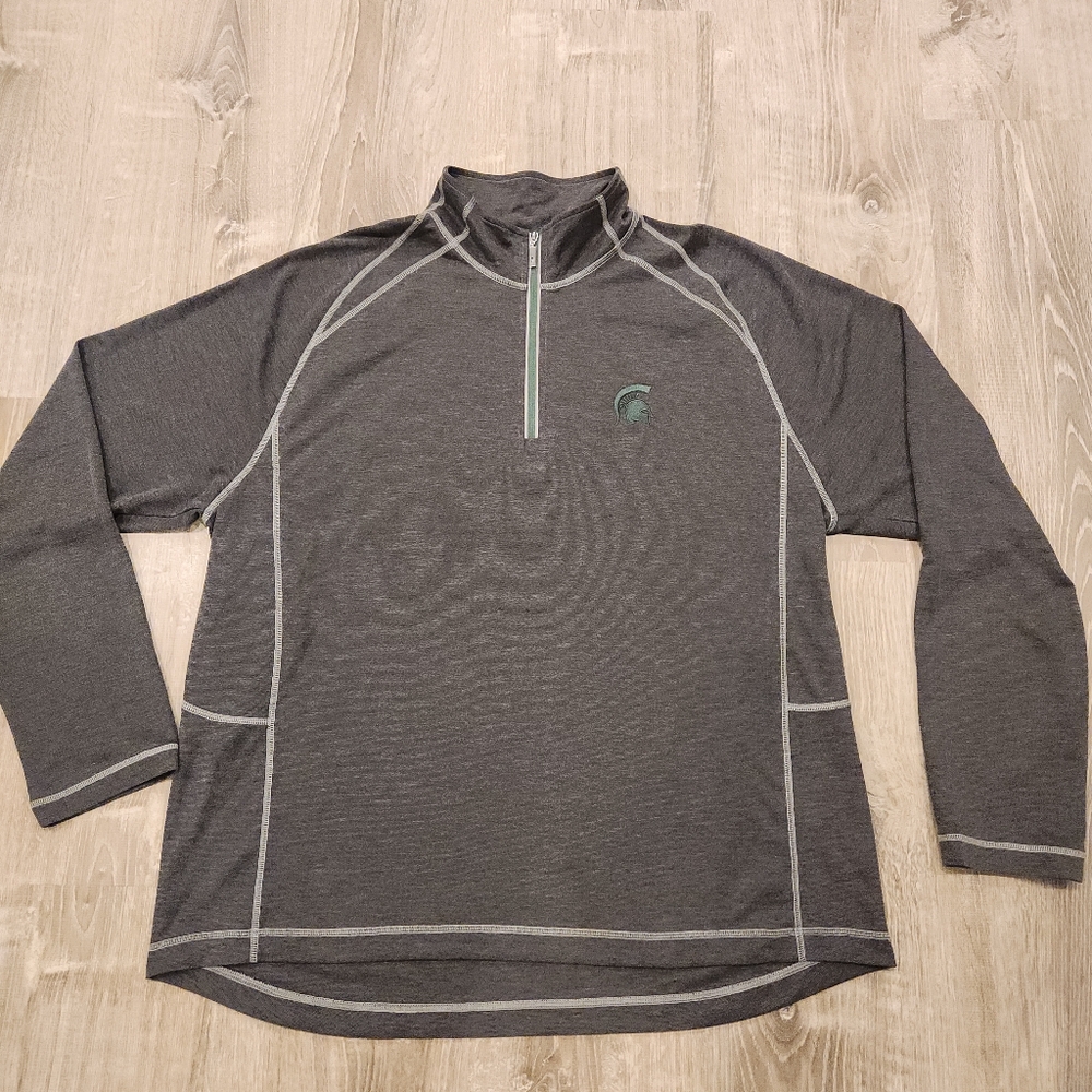Tommy Bahama Michigan State Spartans Qtr Zip Pullover